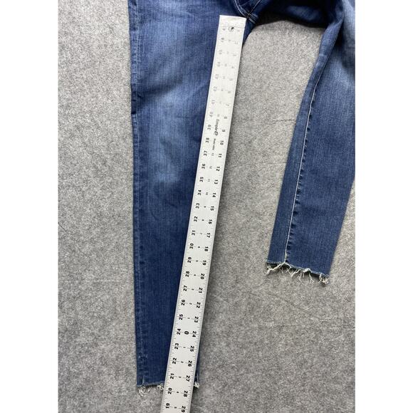 AG Adriano Goldschmied Jeans Womens 27 Farrah High Rise Skinny Ankle Raw Hem - Picture 7 of 14